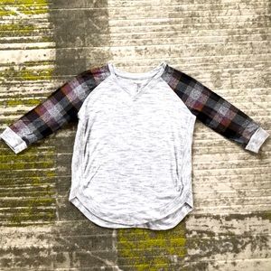 Maurices V-Neck Sweater With 3/4 Length Sleeves